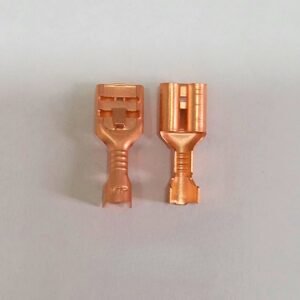 FASTON 1/4 CON LANCETA COBRIZADA